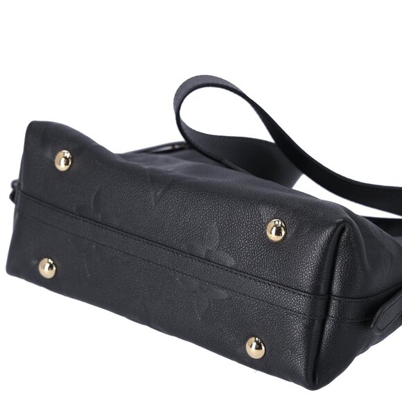 Louis Vuitton Carryall NM PM Monogram Empreinte Shoulder Bag M46288 Black - Picture 7 of 9